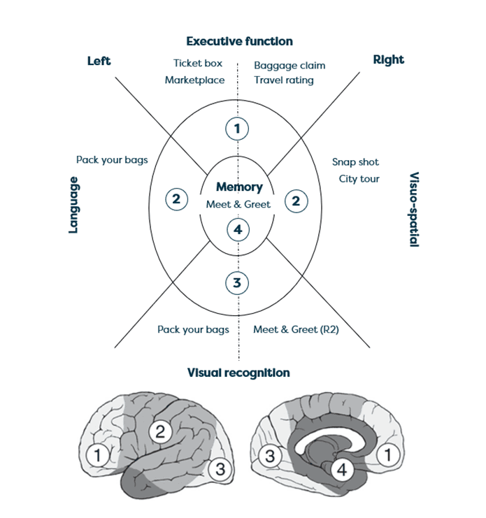 cognitive domains diagram